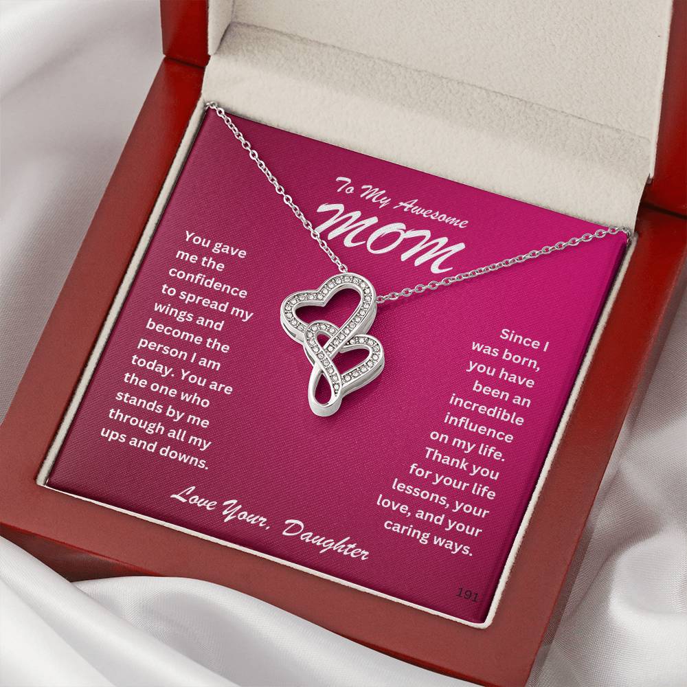 Mom-Picture the joy lighting up your loved one's face when they lay eyes on our stunning Personalized  Heart-to-Heart Pendant Necklace!  191