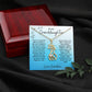 Granddaughter- Charming Giraffe Necklace 131