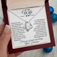 Wife- Forever Love Necklace – A Promise She’ll Treasure Forever (138)