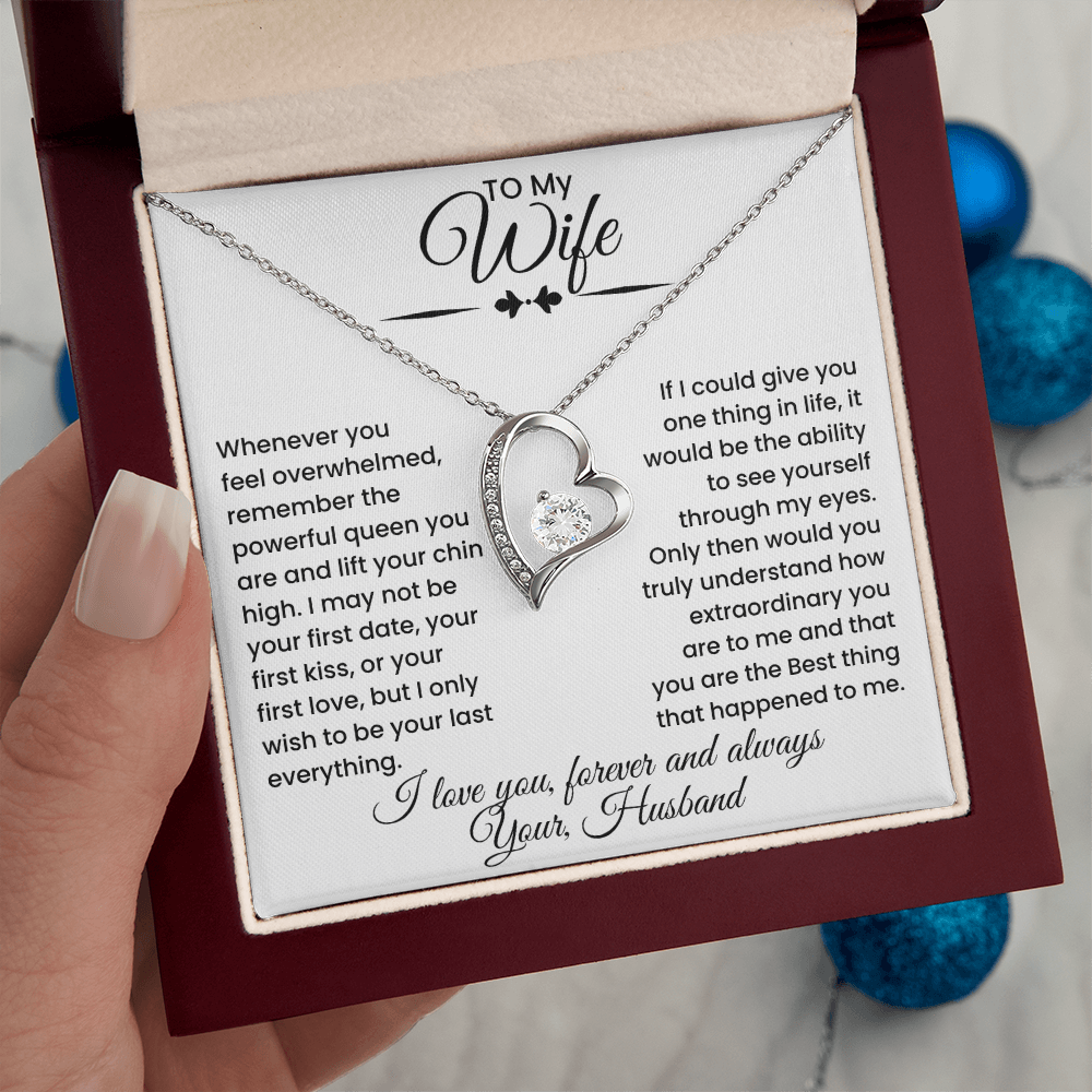 Wife- Forever Love Necklace – A Promise She’ll Treasure Forever (138)