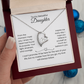 Daughter – Forever Love Necklace – Personalized From Name Gift (110)