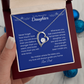 Daughter-Forever Love Necklace – Personalized Gift from Any Sender (118)