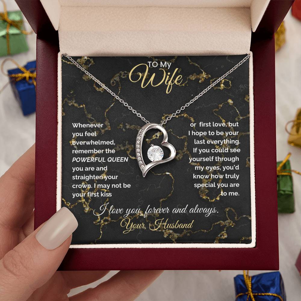 Wife- Forever Love Necklace – My Heart Belongs to You (138E)