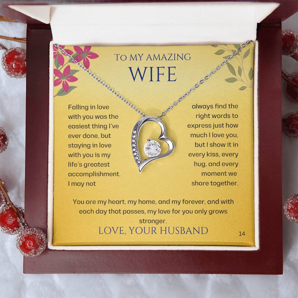 Wife-Personalized this dazzling Forever Love Necklace is sure to make her heart melt! 14