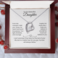 Daughter – Forever Love Necklace – Personalized From Name Gift (110)
