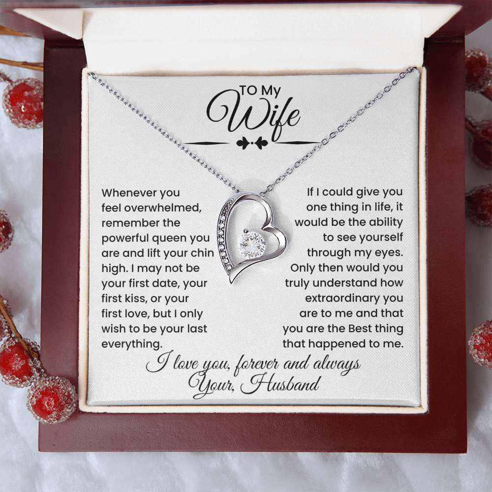 Wife- Forever Love Necklace – A Promise She’ll Treasure Forever (138)