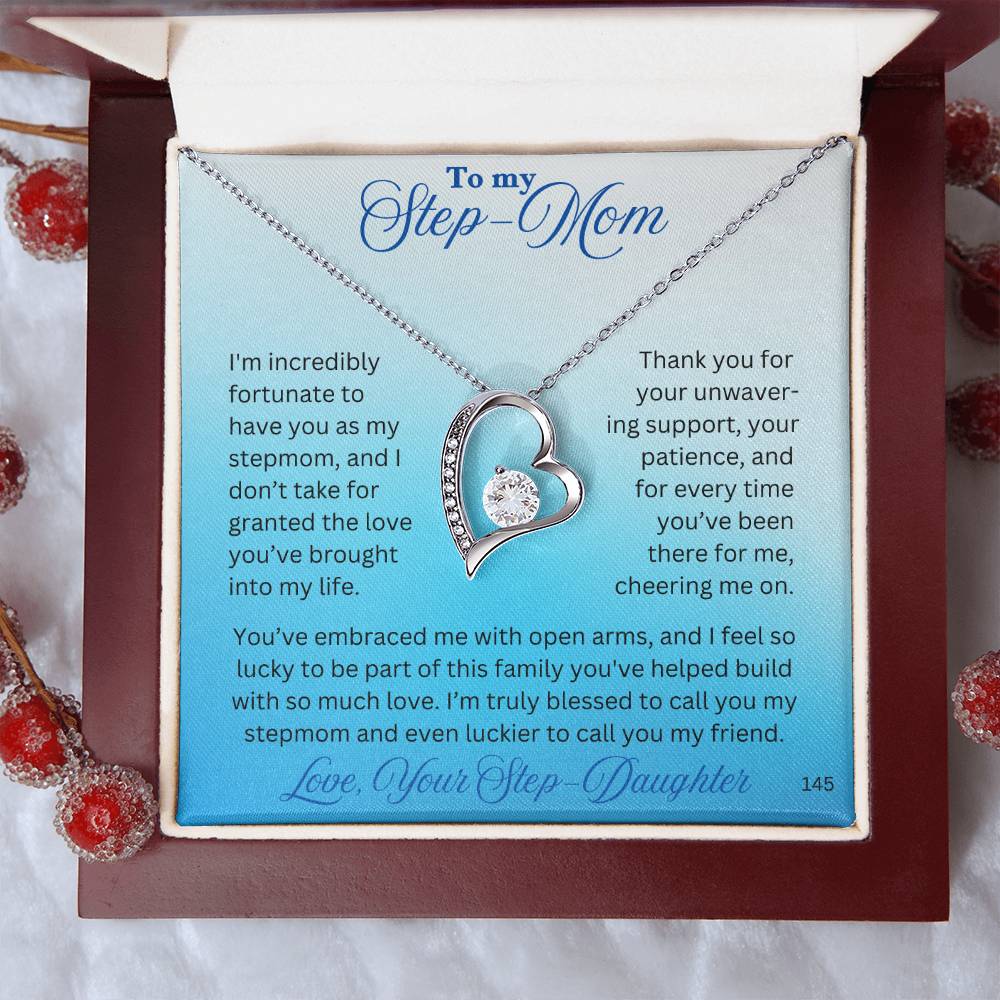 Step-Mom-Personalized this dazzling Forever Love Necklace is sure to make her heart melt! 145