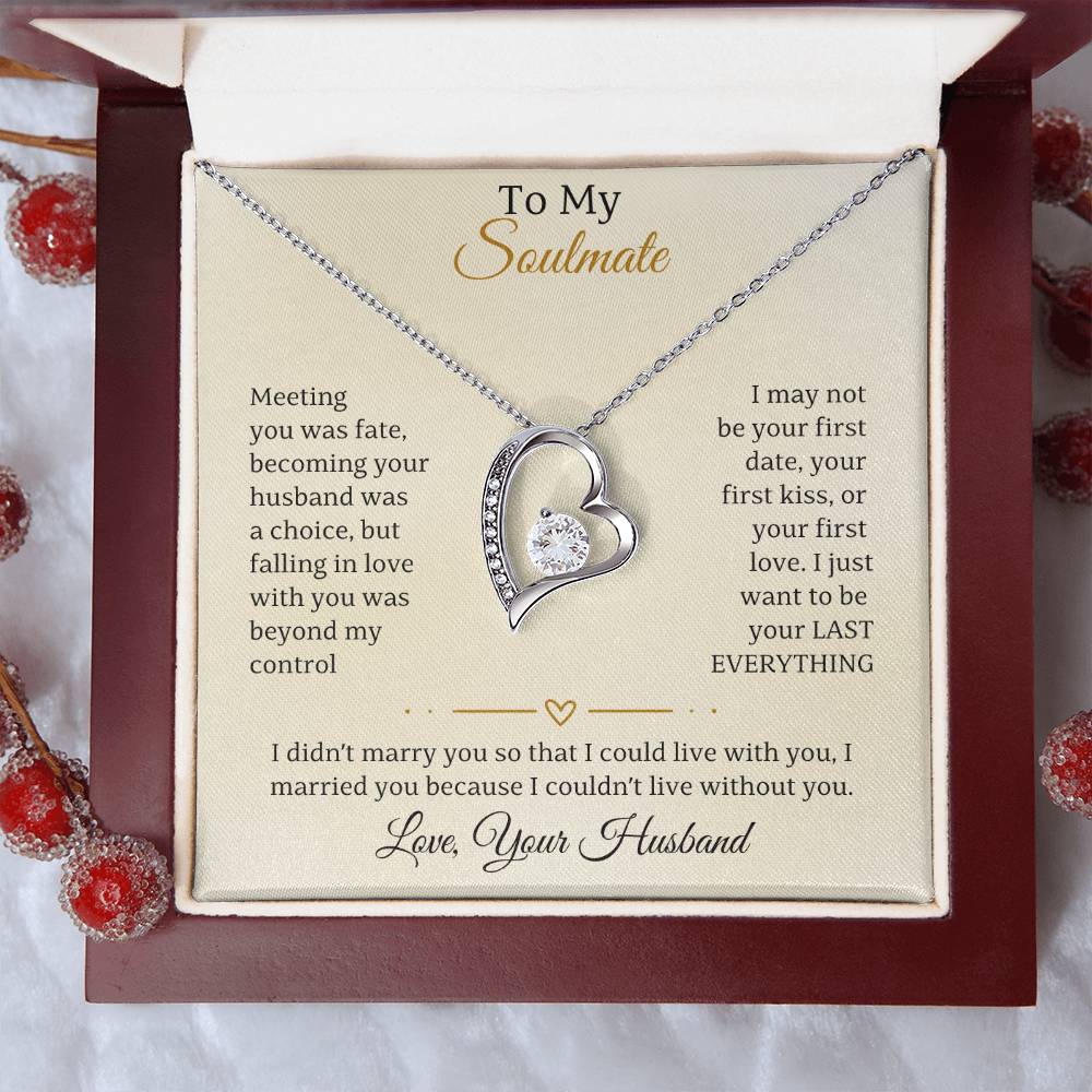 Wife- Forever Love Necklace – My Heart Belongs to You (70C)