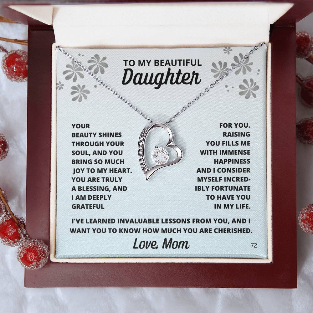 Daughter- Personalized this dazzling Forever Love Necklace is sure to make her heart melt! 72