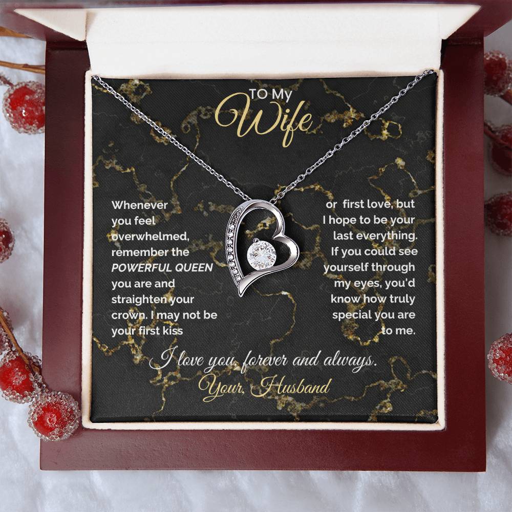 Wife- Forever Love Necklace – My Heart Belongs to You (138E)