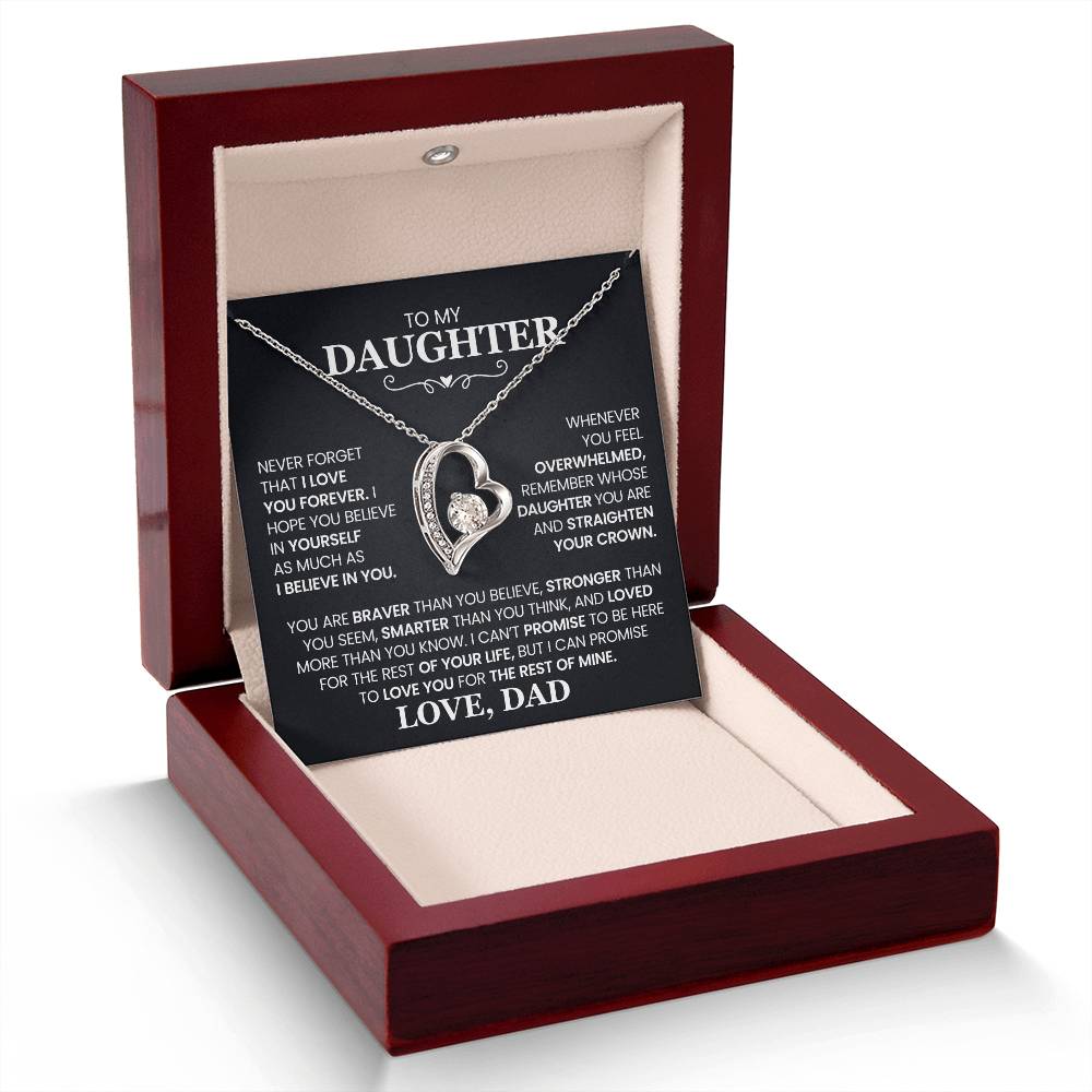 Daughter- Forever Love Necklace – Gift of Love and Strength (10)