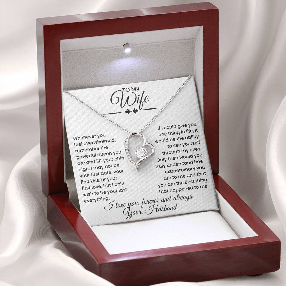 Wife- Forever Love Necklace – A Promise She’ll Treasure Forever (138)
