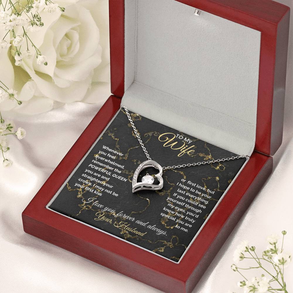 Wife- Forever Love Necklace – My Heart Belongs to You (138E)