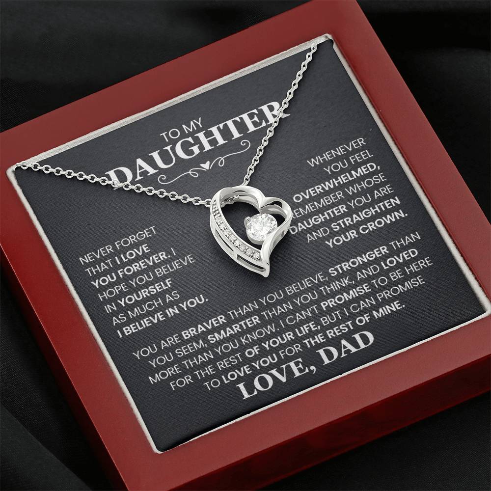 Daughter- Forever Love Necklace – Gift of Love and Strength (10)