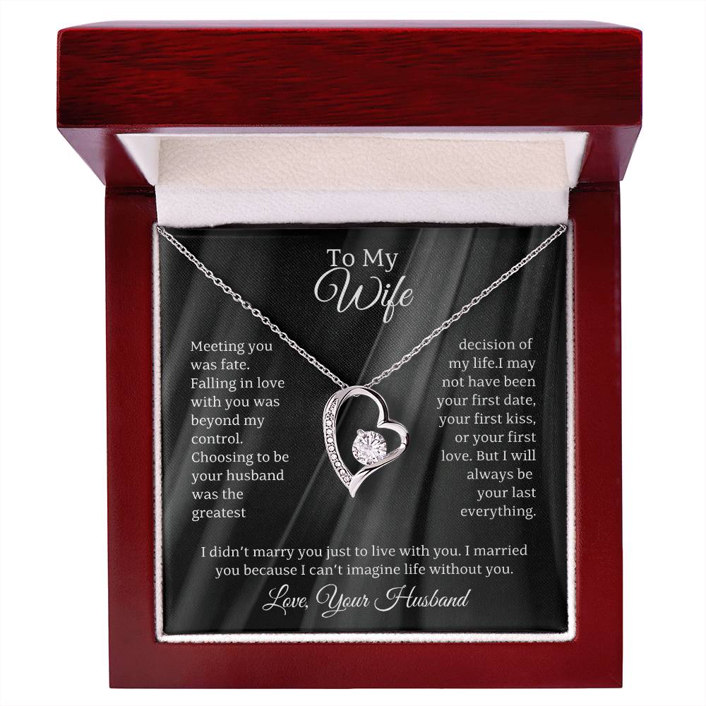 Wife- Love Knot Necklace – Unbreakable Bond (74)