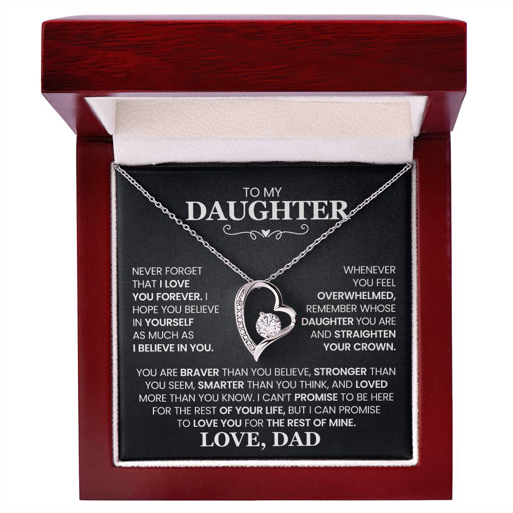 Daughter- Forever Love Necklace – Gift of Love and Strength (10)