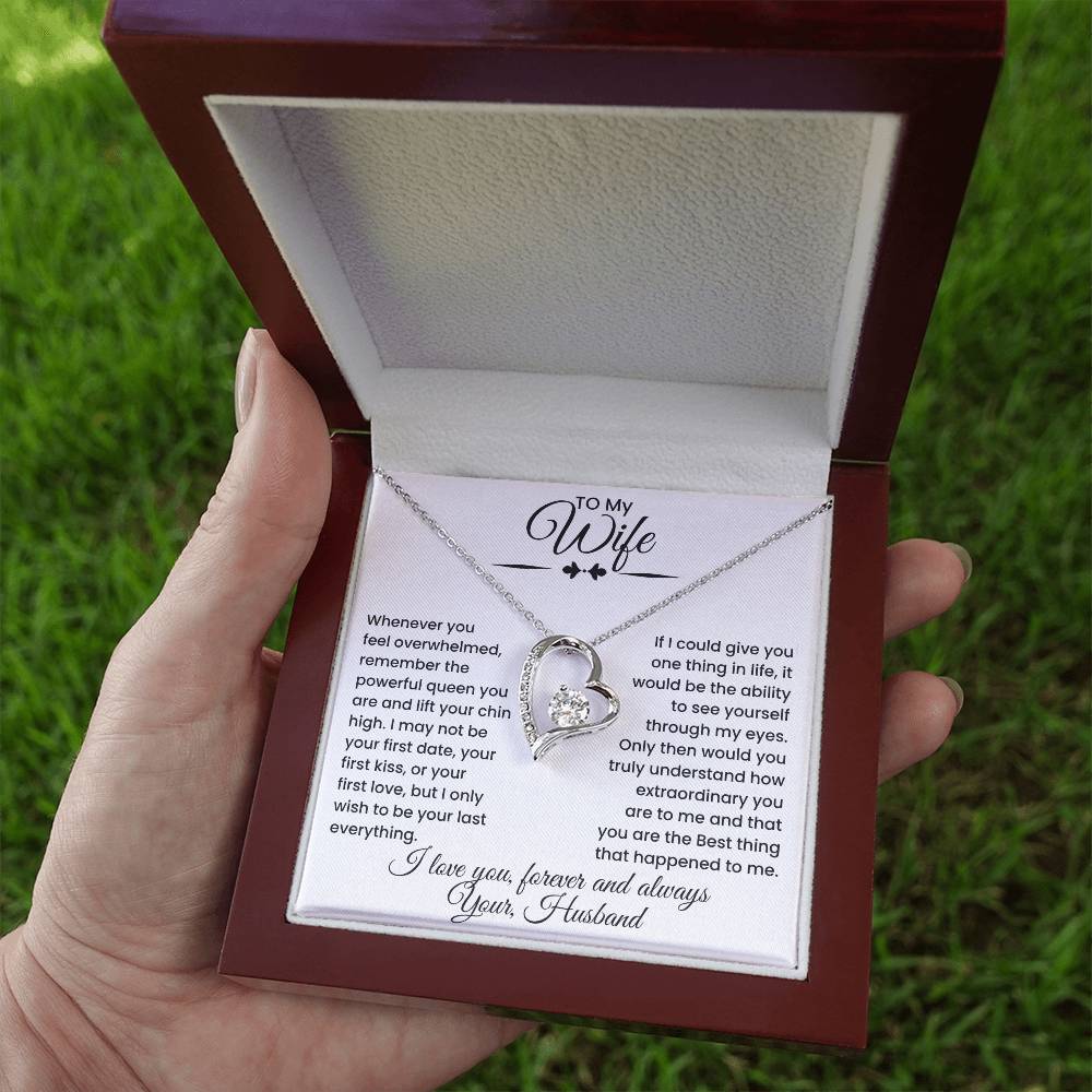 Wife- Forever Love Necklace – A Promise She’ll Treasure Forever (138)