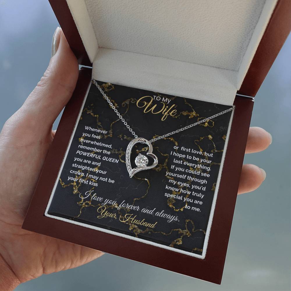 Wife- Forever Love Necklace – My Heart Belongs to You (138E)