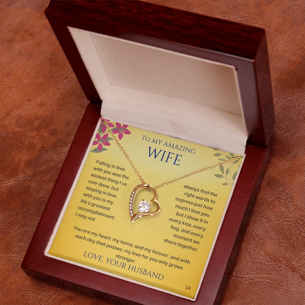 Wife-Personalized this dazzling Forever Love Necklace is sure to make her heart melt! 14