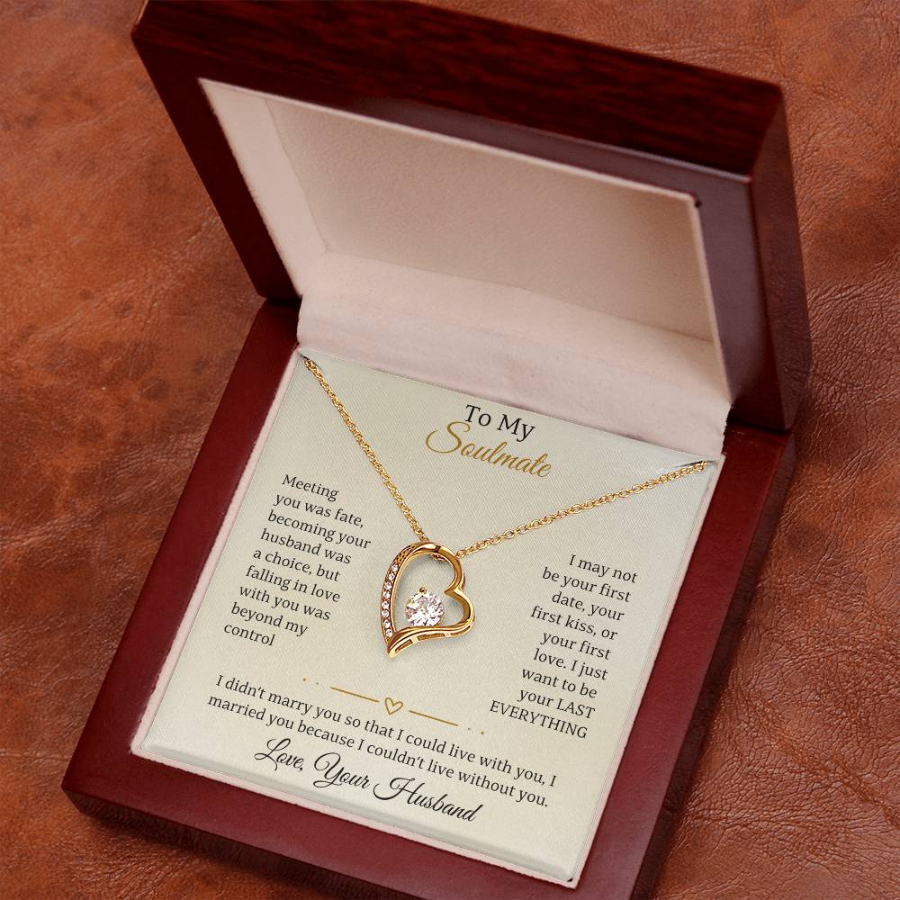 Wife- Forever Love Necklace – My Heart Belongs to You (70C)