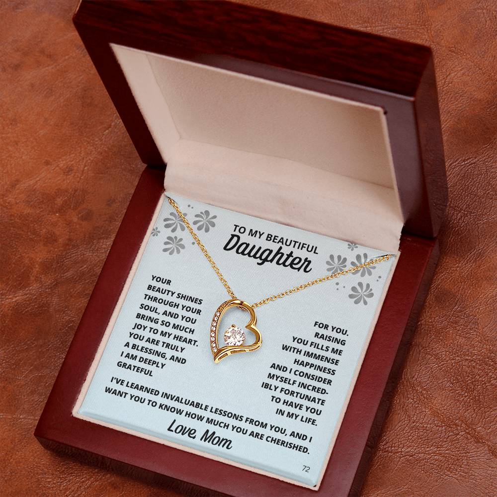 Daughter- Personalized this dazzling Forever Love Necklace is sure to make her heart melt! 72