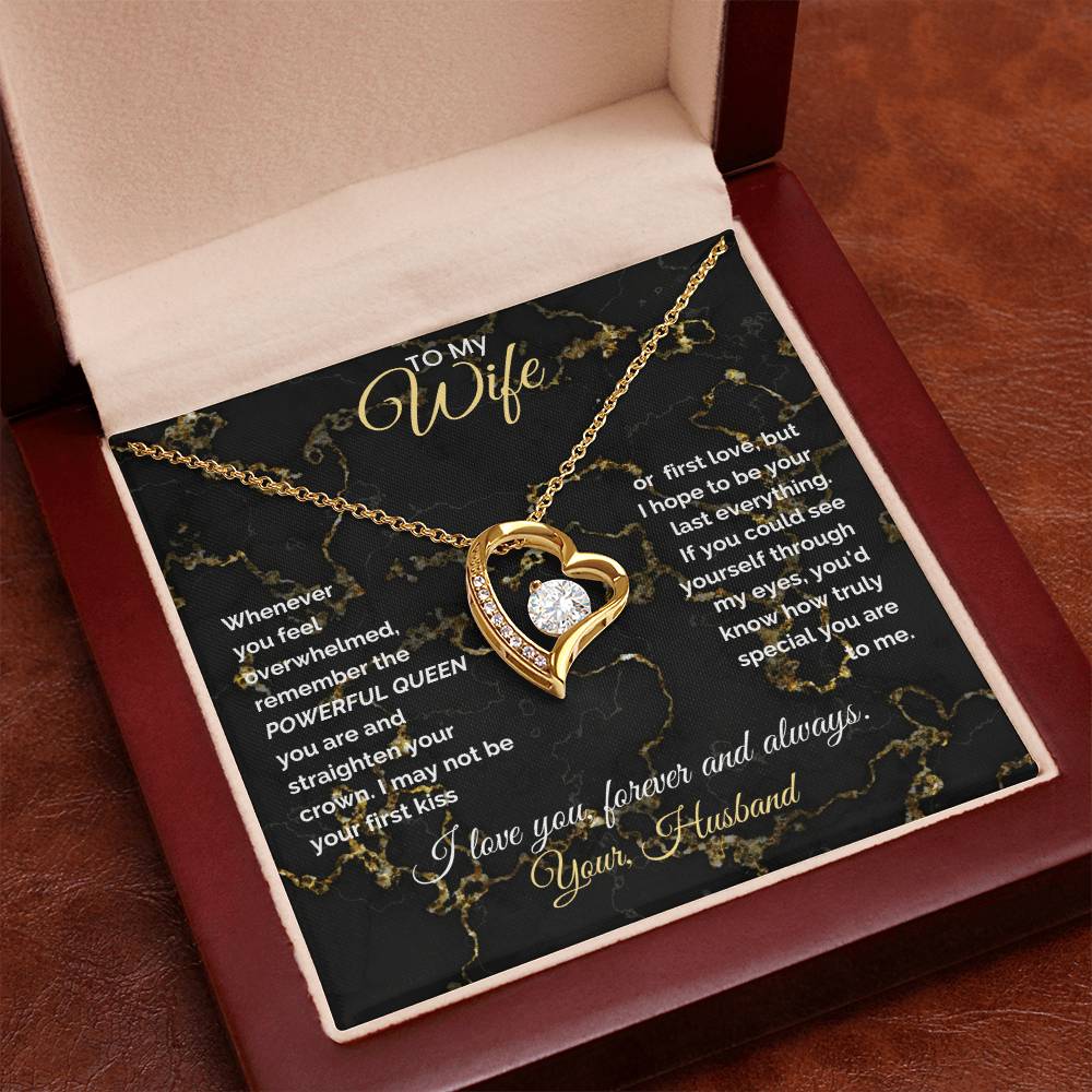 Wife- Forever Love Necklace – My Heart Belongs to You (138E)