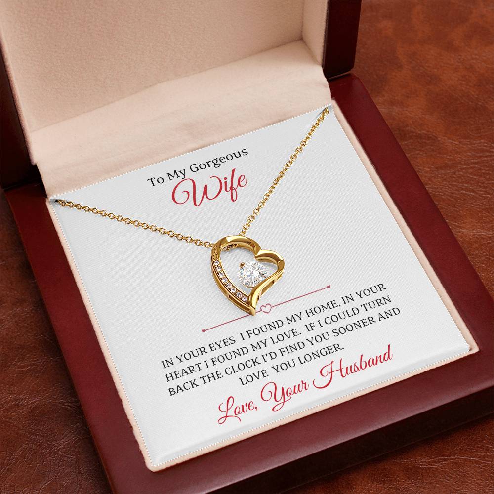 Wife-Forever Love Necklace-Missing Piece (75C)