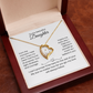 Daughter – Forever Love Necklace – Personalized From Name Gift (110)
