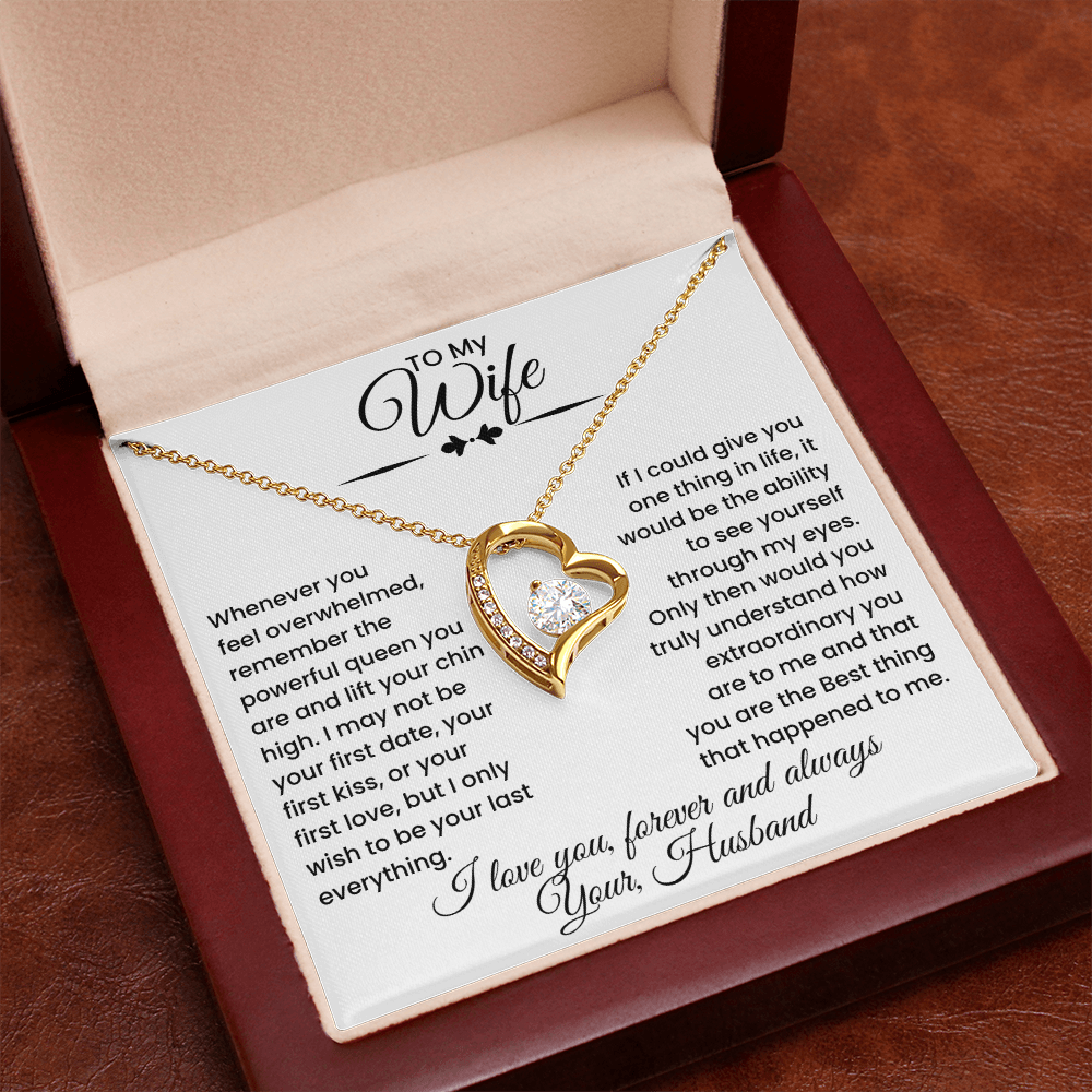 Wife- Forever Love Necklace – A Promise She’ll Treasure Forever (138)