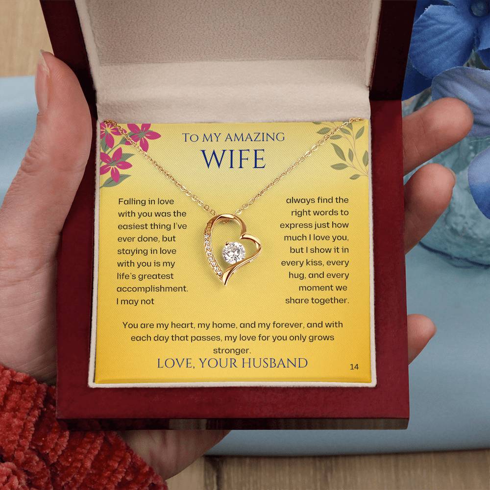 Wife-Personalized this dazzling Forever Love Necklace is sure to make her heart melt! 14