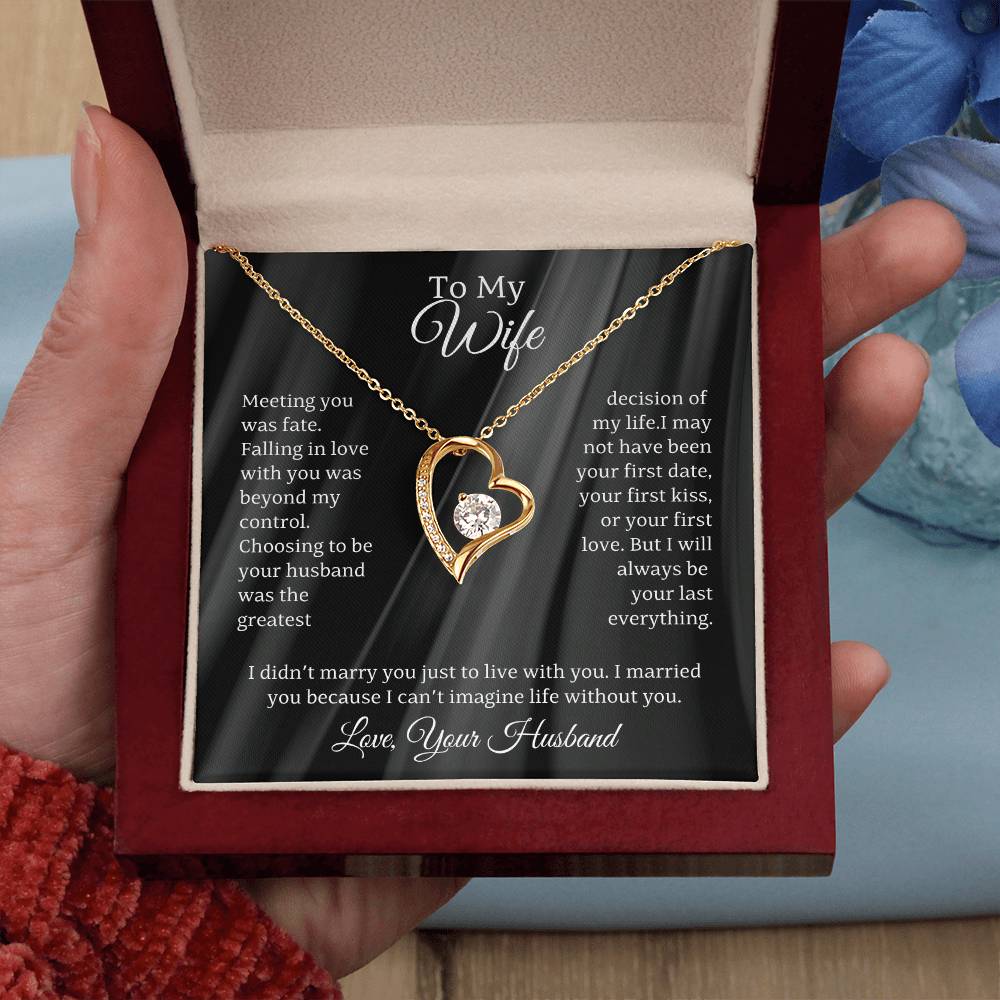 Wife- Love Knot Necklace – Unbreakable Bond (74)