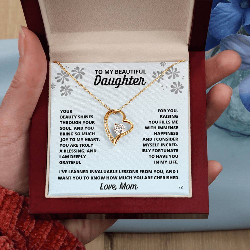 Daughter- Personalized this dazzling Forever Love Necklace is sure to make her heart melt! 72