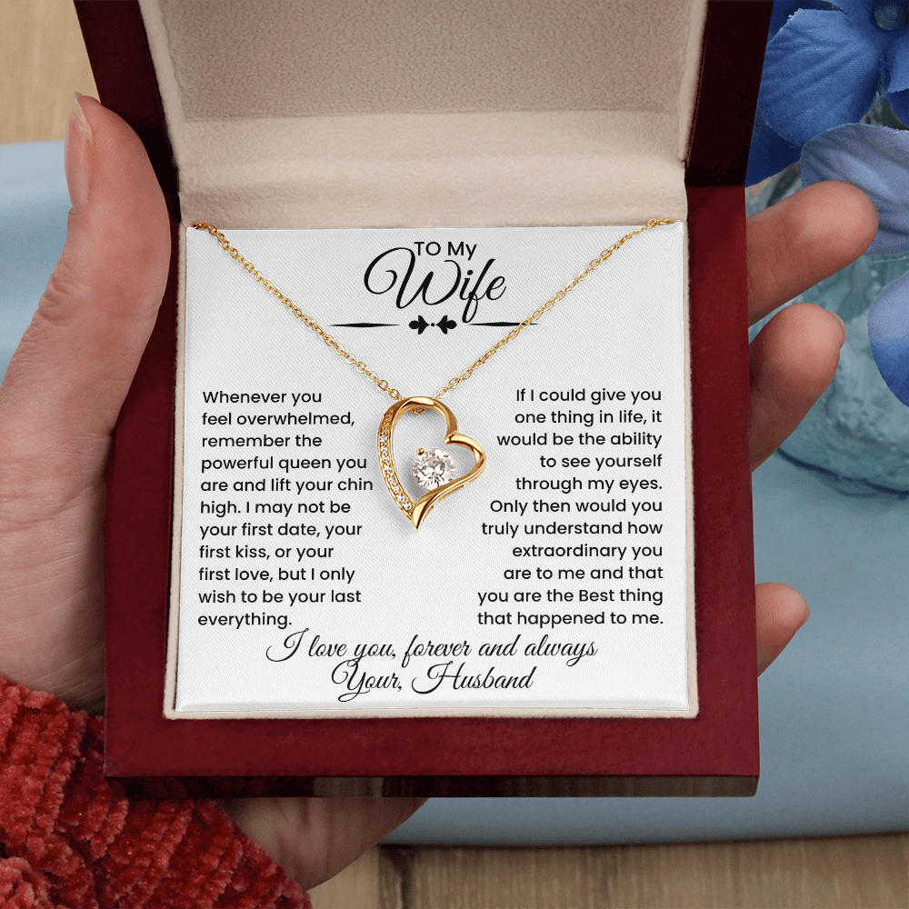 Wife- Forever Love Necklace – A Promise She’ll Treasure Forever (138)