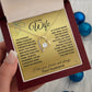 Wife-Your courage and strength-Forever Love Necklace 8