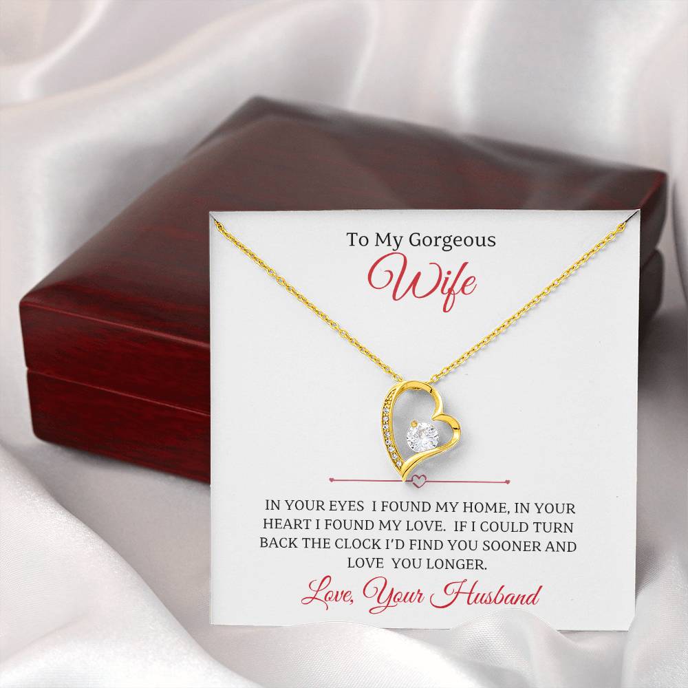 Wife-Forever Love Necklace-Missing Piece (75C)
