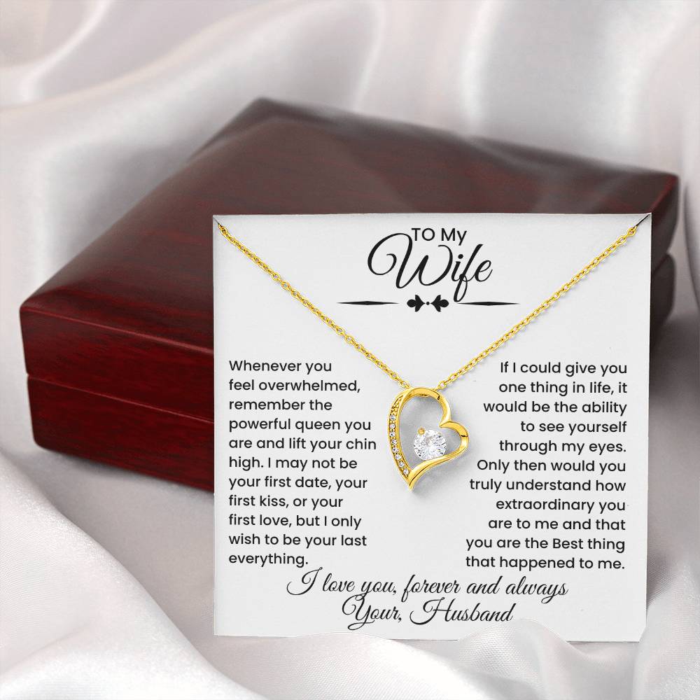 Wife- Forever Love Necklace – A Promise She’ll Treasure Forever (138)