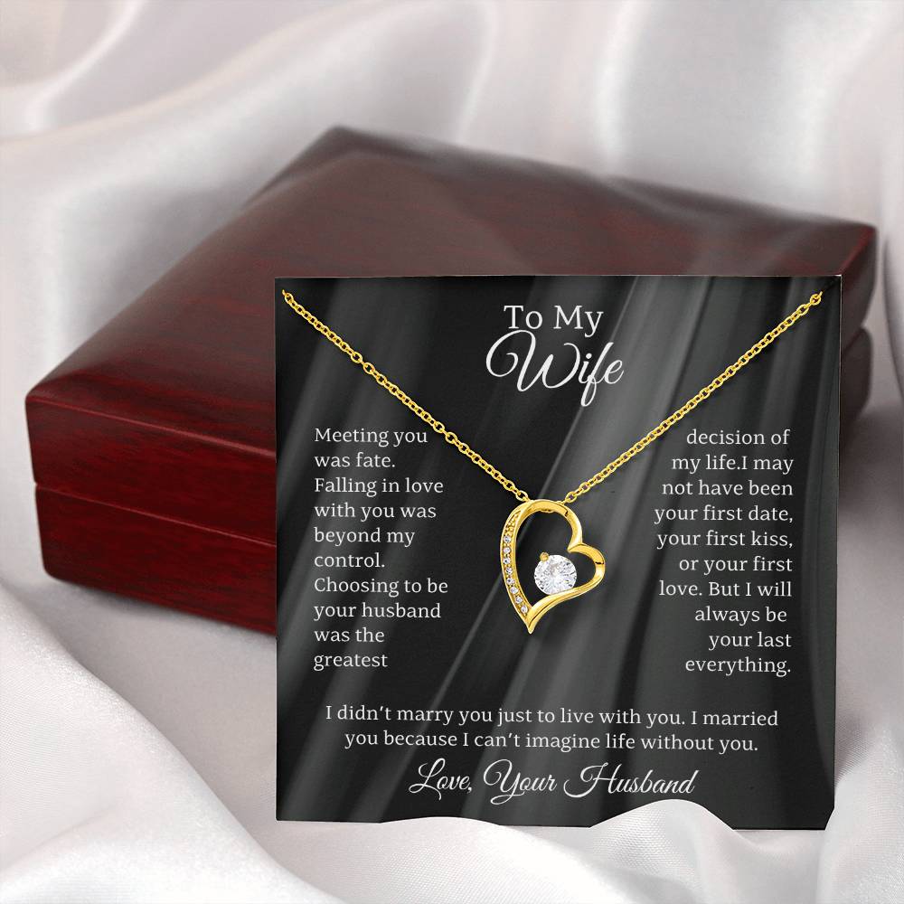 Wife- Love Knot Necklace – Unbreakable Bond (74)