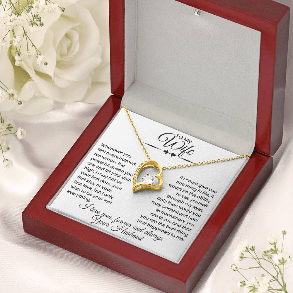 Wife- Forever Love Necklace – A Promise She’ll Treasure Forever (138)