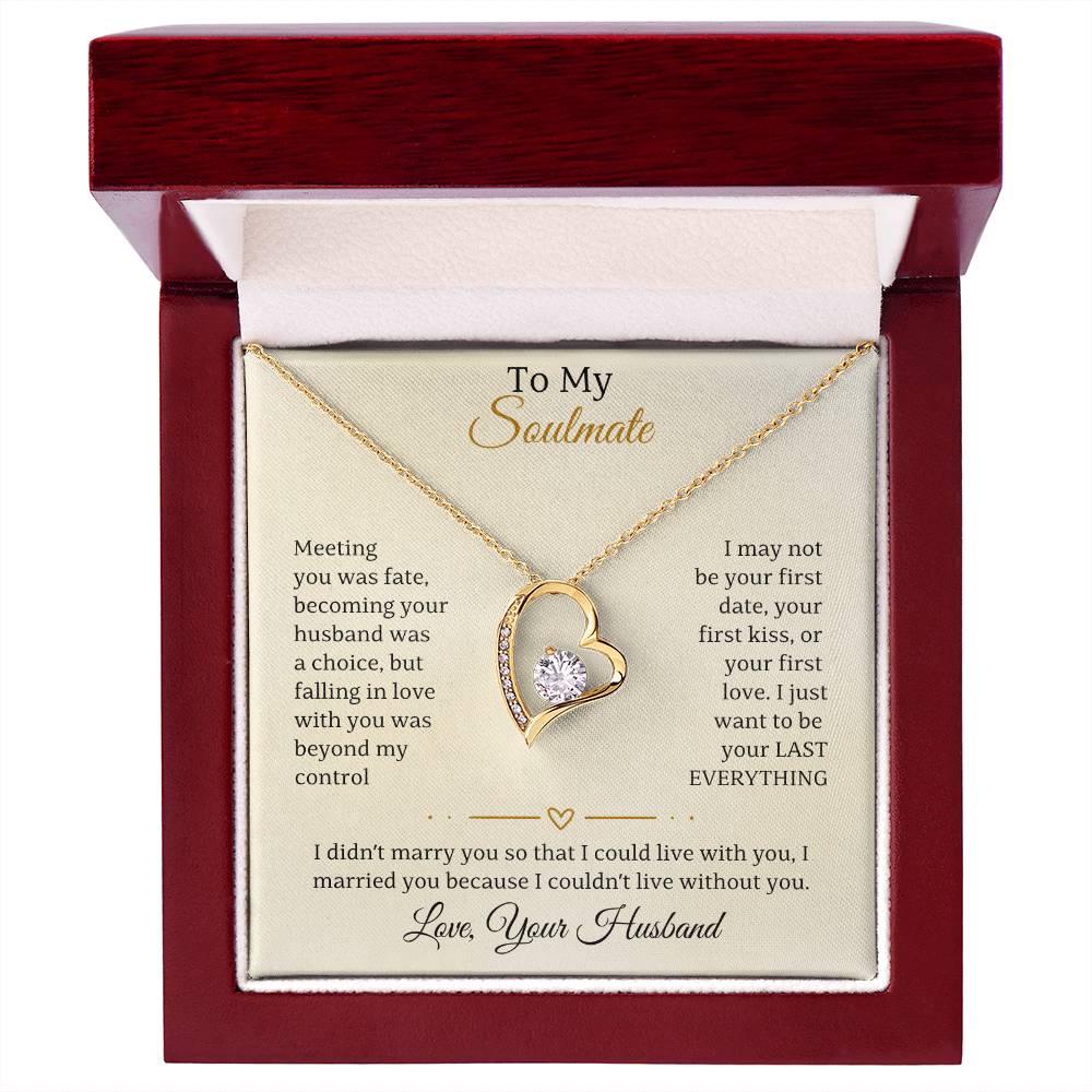 Wife- Forever Love Necklace – My Heart Belongs to You (70C)