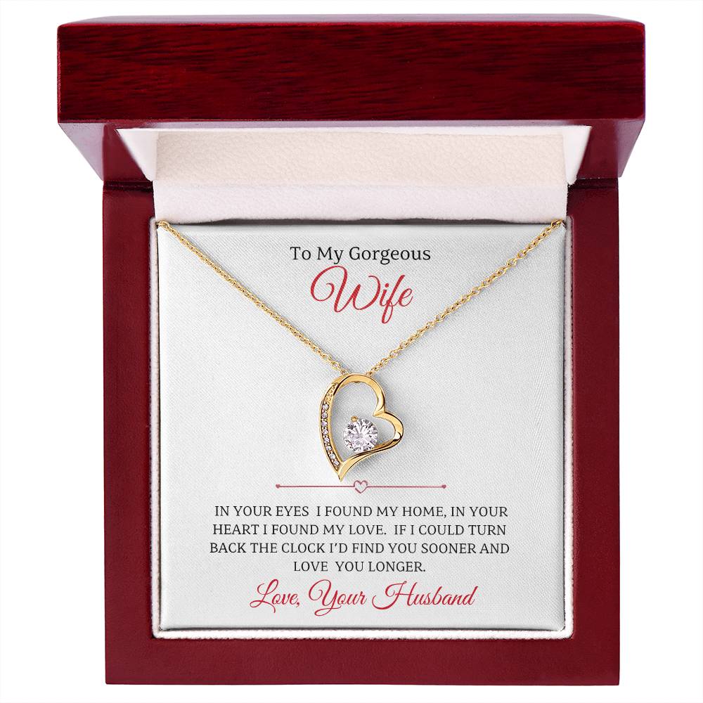 Wife-Forever Love Necklace-Missing Piece (75C)