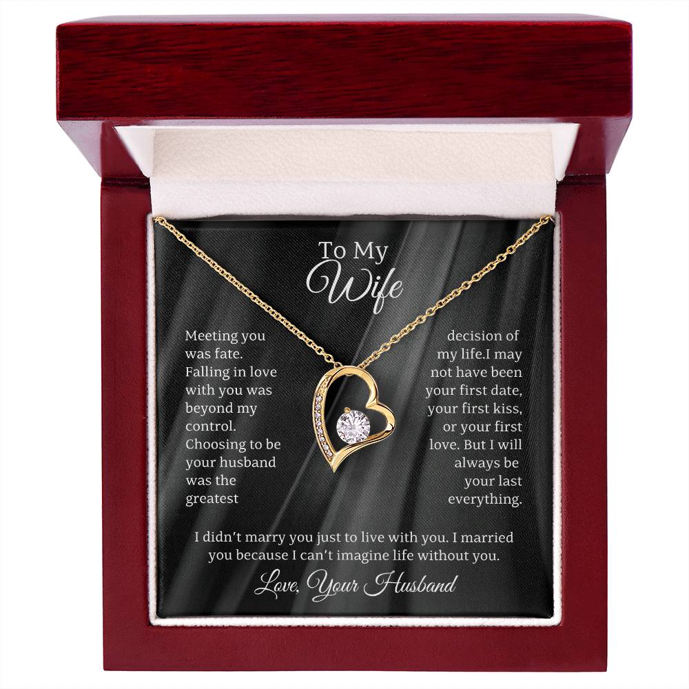 Wife- Love Knot Necklace – Unbreakable Bond (74)