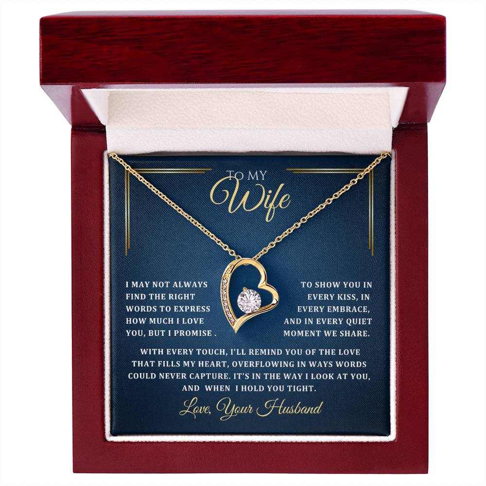 Wife- Love Knot Necklace – Unbreakable Bond (49D)