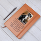Pet Memory Journal-Personalized with your Pet's Name Graphic Leather Journal