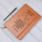 Don't Give Up-The Graphic Leather Journal