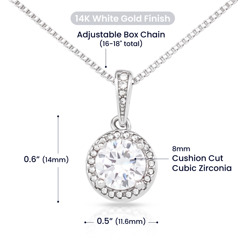 Wife-Surprise your loved one with a personalized timeless and elegant gift. Our dazzling Eternal Hope Necklace 18