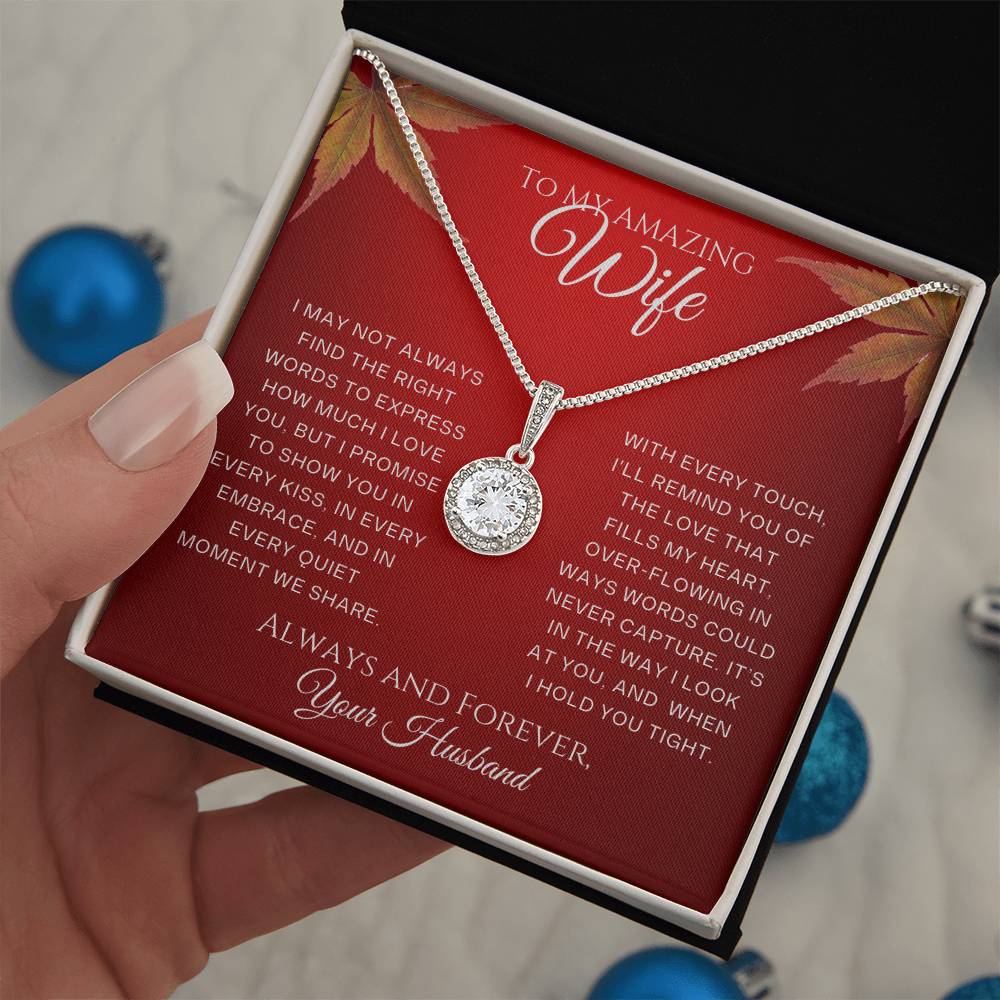 Wife-Surprise your loved one with a personalized timeless and elegant gift. Our dazzling Eternal Hope Necklace 18