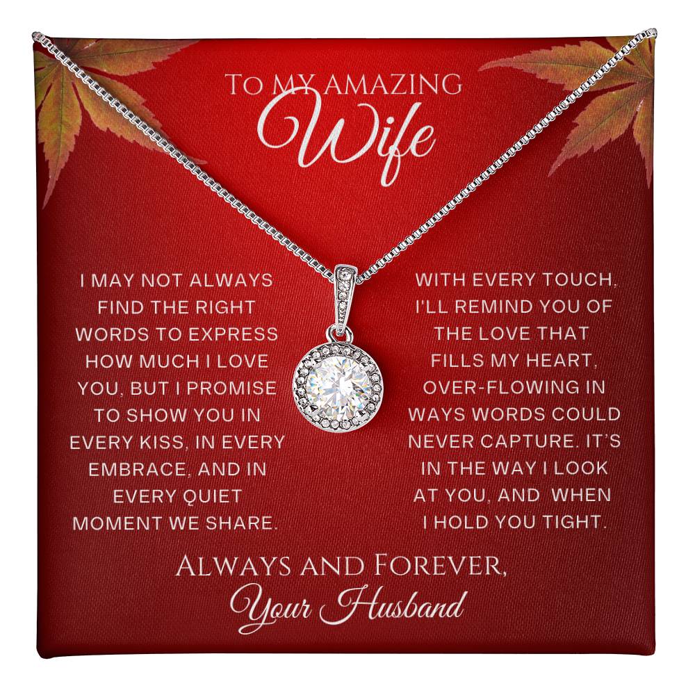 Wife-Surprise your loved one with a personalized timeless and elegant gift. Our dazzling Eternal Hope Necklace 18