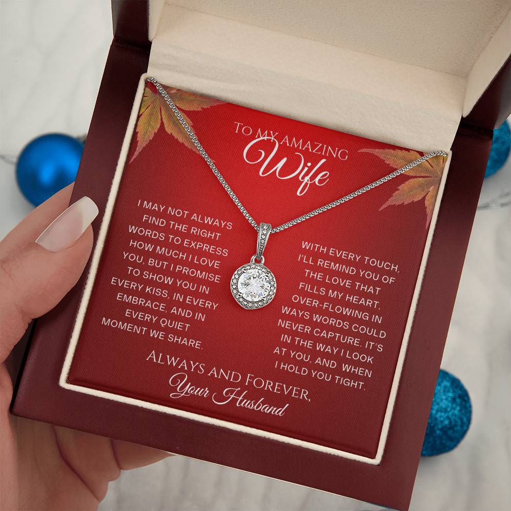 Wife-Surprise your loved one with a personalized timeless and elegant gift. Our dazzling Eternal Hope Necklace 18