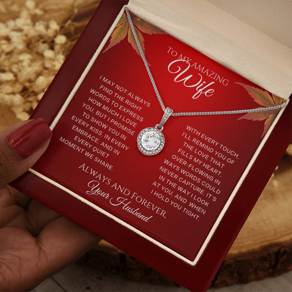 Wife-Surprise your loved one with a personalized timeless and elegant gift. Our dazzling Eternal Hope Necklace 18