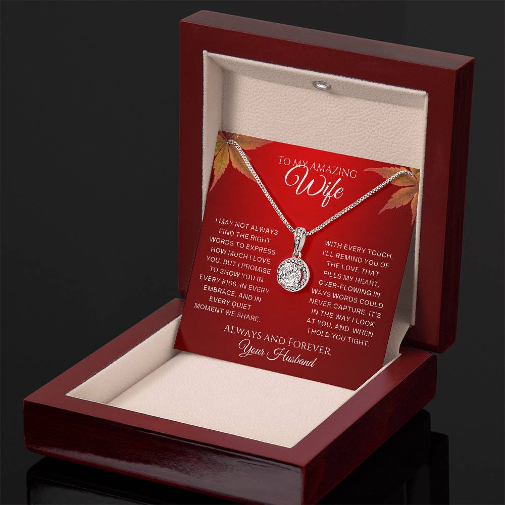 Wife-Surprise your loved one with a personalized timeless and elegant gift. Our dazzling Eternal Hope Necklace 18